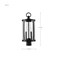 Nuvo Broadstone - 2 Light Post Top - Matte Black with Clear Seeded Glass 60/8114 - alternate 8